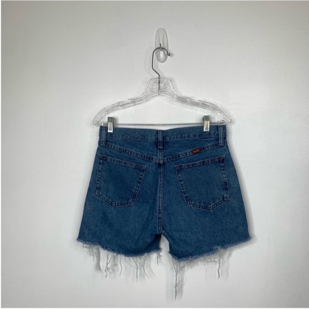 Vintage Mens Rustler‎ Jeans Re Worked into the perfect Mom Jean High Waist Short - Picture 3 of 6
